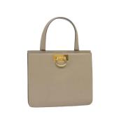 Pre-owned Leather handbags Celine Vintage , Beige , Dames