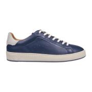 Blauwe Sneakers met Suède Details Hogan , Blue , Heren