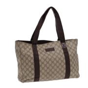 Pre-owned Canvas gucci-bags Gucci Vintage , Brown , Dames