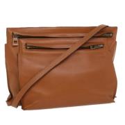 Pre-owned Leather shoulder-bags Loewe Pre-owned , Brown , Dames