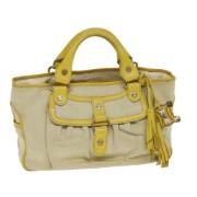 Pre-owned Canvas celine-bags Celine Vintage , Beige , Dames