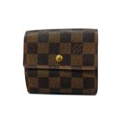 Pre-owned Fabric wallets Louis Vuitton Vintage , Brown , Dames