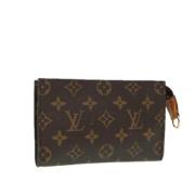 Pre-owned Canvas pouches Louis Vuitton Vintage , Brown , Dames