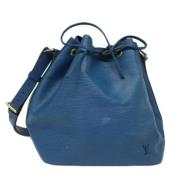 Pre-owned Leather louis-vuitton-bags Louis Vuitton Vintage , Blue , Da...