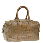 Pre-owned Canvas handbags Celine Vintage , Brown , Dames