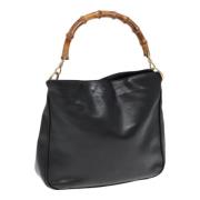 Pre-owned Leather gucci-bags Gucci Vintage , Black , Dames