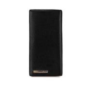 Pre-owned Leather wallets Cartier Vintage , Black , Dames