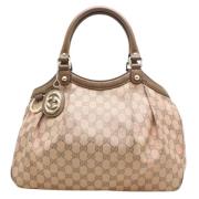 Pre-owned Canvas gucci-bags Gucci Vintage , Brown , Dames