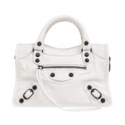 Schoudertas Le City Mini Balenciaga , White , Dames