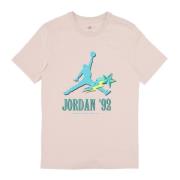 Grafisch T-shirt Parelwit Korte Mouw Jordan , Beige , Heren