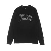 Zwarte Lichtgewicht Crewneck Sweatshirt Vans , Black , Heren