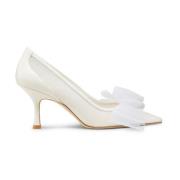 Blushing BOW 75 Pump Stuart Weitzman , Beige , Dames