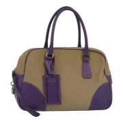 Pre-owned Canvas prada-bags Prada Vintage , Brown , Dames