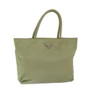 Pre-owned Nylon prada-bags Prada Vintage , Beige , Dames