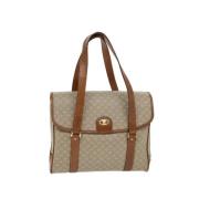 Pre-owned Canvas celine-bags Celine Vintage , Beige , Dames