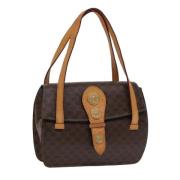 Pre-owned Leather handbags Celine Vintage , Brown , Dames