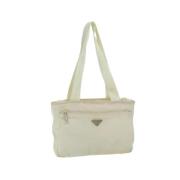 Pre-owned Nylon prada-bags Prada Vintage , Beige , Dames