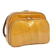 Pre-owned Leather backpacks Louis Vuitton Vintage , Yellow , Dames