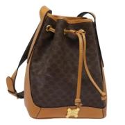 Pre-owned Leather celine-bags Celine Vintage , Brown , Dames