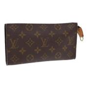 Pre-owned Canvas pouches Louis Vuitton Vintage , Brown , Dames