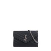 Pre-owned Leather crossbody-bags Yves Saint Laurent Vintage , Black , ...