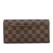 Pre-owned Fabric wallets Louis Vuitton Vintage , Brown , Dames