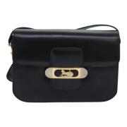 Pre-owned Leather celine-bags Celine Vintage , Black , Dames