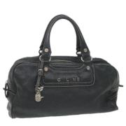 Pre-owned Leather celine-bags Celine Vintage , Blue , Dames