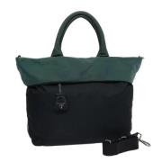 Pre-owned Nylon prada-bags Prada Vintage , Green , Dames