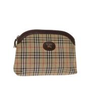 Pre-owned Cotton pouches Burberry Vintage , Beige , Dames