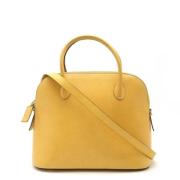 Pre-owned Leather celine-bags Celine Vintage , Yellow , Dames