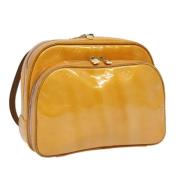 Pre-owned Leather backpacks Louis Vuitton Vintage , Yellow , Dames