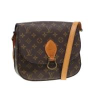 Pre-owned Canvas louis-vuitton-bags Louis Vuitton Vintage , Brown , Da...