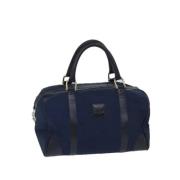 Pre-owned Canvas celine-bags Celine Vintage , Blue , Dames