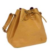 Pre-owned Leather louis-vuitton-bags Louis Vuitton Vintage , Yellow , ...