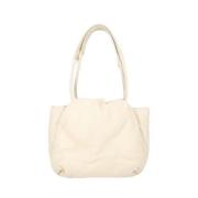 Pre-owned Leather celine-bags Celine Vintage , White , Dames