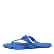 Pre-owned Rubber flats Versace Pre-owned , Blue , Dames