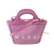 Pre-owned Leather handbags Marni Pre-owned , Pink , Dames