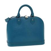 Pre-owned Leather louis-vuitton-bags Louis Vuitton Vintage , Blue , Da...