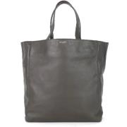 Pre-owned Leather shoulder-bags Yves Saint Laurent Vintage , Gray , Da...