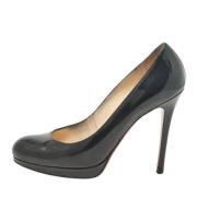 Pre-owned Leather heels Christian Louboutin Pre-owned , Black , Dames