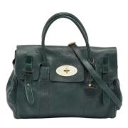 Pre-owned Leather handbags Mulberry Pre-owned , Green , Dames