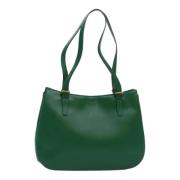 Pre-owned Leather celine-bags Celine Vintage , Green , Dames