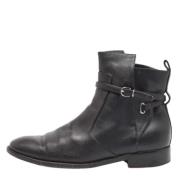 Pre-owned Leather boots Balenciaga Vintage , Black , Dames