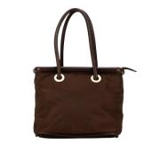 Pre-owned Fabric shoulder-bags Celine Vintage , Brown , Dames