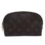 Pre-owned Canvas louis-vuitton-bags Louis Vuitton Vintage , Brown , Da...