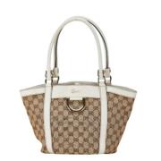 Pre-owned Leather gucci-bags Gucci Vintage , Beige , Dames