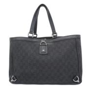 Pre-owned Leather gucci-bags Gucci Vintage , Black , Dames