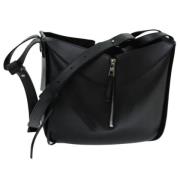 Pre-owned Leather shoulder-bags Loewe Pre-owned , Black , Dames