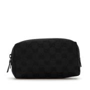 Pre-owned Canvas wallets Gucci Vintage , Black , Dames